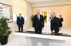 Президент Ильхам Алиев принял участие в открытии подстанции в Агстафе (ФОТО)