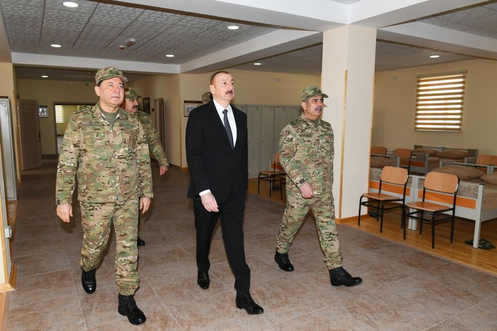 President Ilham Aliyev attended inauguration of Defense Ministry’s military unit (PHOTO)
