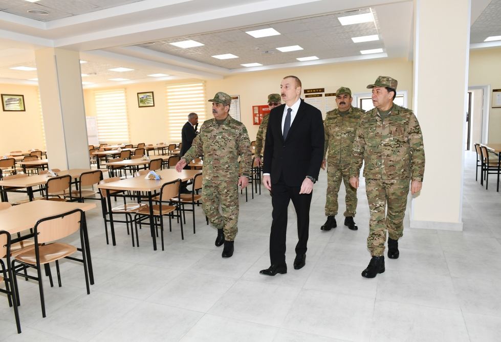 President Ilham Aliyev attended inauguration of Defense Ministry’s military unit (PHOTO)