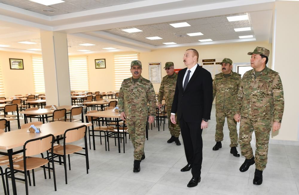 President Ilham Aliyev attended inauguration of Defense Ministry’s military unit (PHOTO)