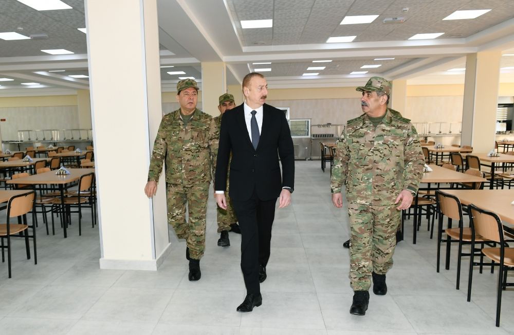 President Ilham Aliyev attended inauguration of Defense Ministry’s military unit (PHOTO)