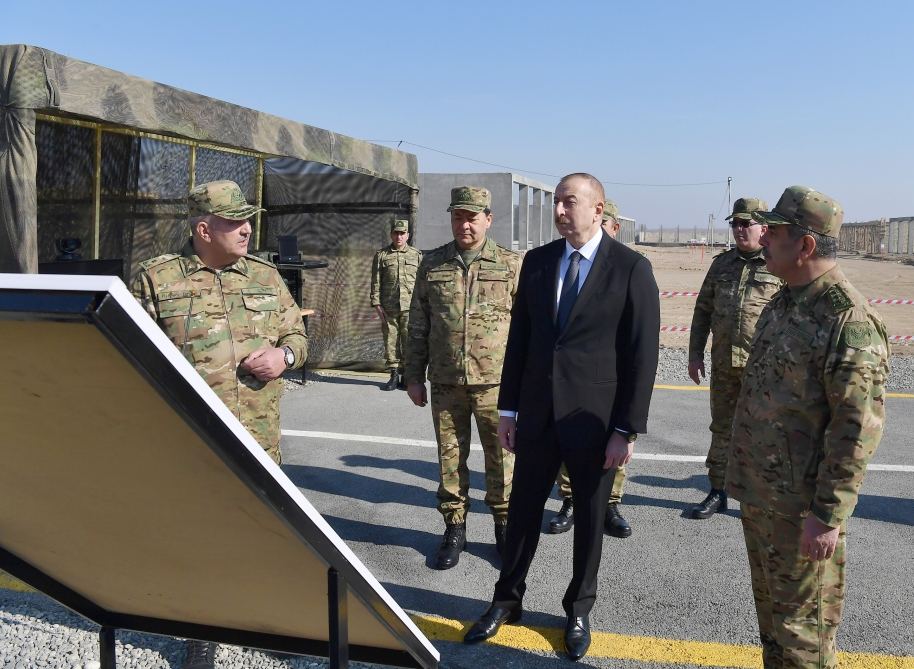 President Ilham Aliyev attended inauguration of Defense Ministry’s military unit (PHOTO)