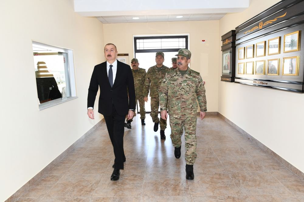 President Ilham Aliyev attended inauguration of Defense Ministry’s military unit (PHOTO)