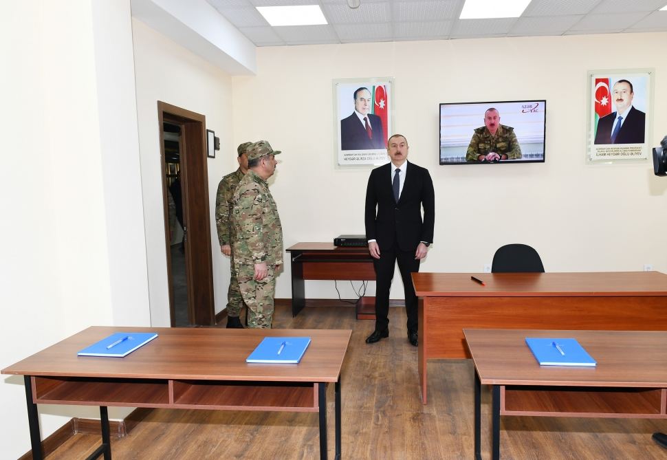 President Ilham Aliyev attended inauguration of Defense Ministry’s military unit (PHOTO)