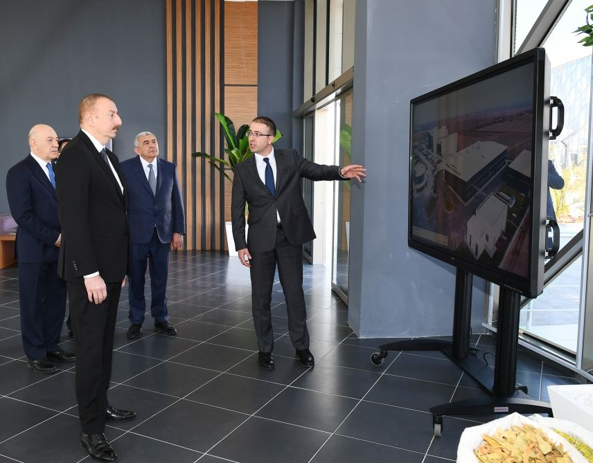 Президент Ильхам Алиев принял участие в открытии комплекса “ASAN Həyat” в Товузе (ФОТО)