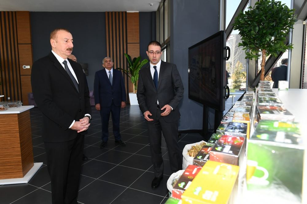 Президент Ильхам Алиев принял участие в открытии комплекса “ASAN Həyat” в Товузе (ФОТО)