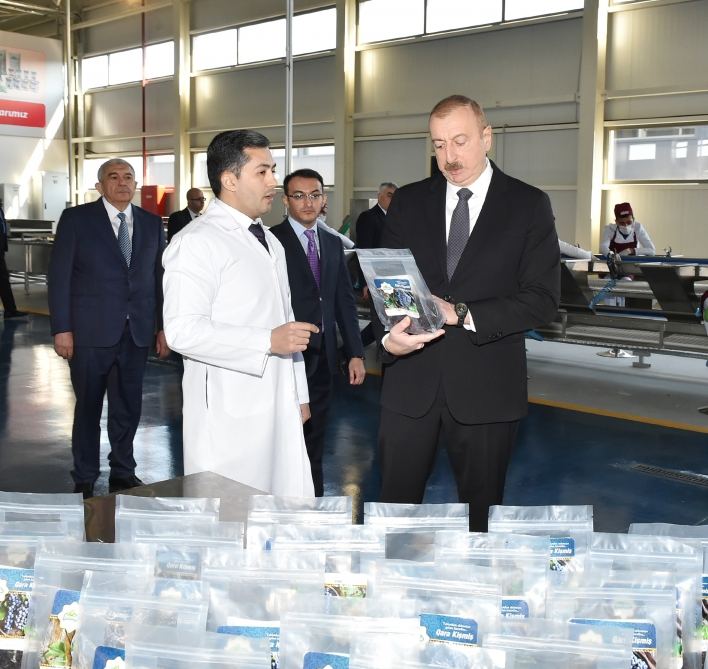 Президент Ильхам Алиев принял участие в открытии комплекса “ASAN Həyat” в Товузе (ФОТО)