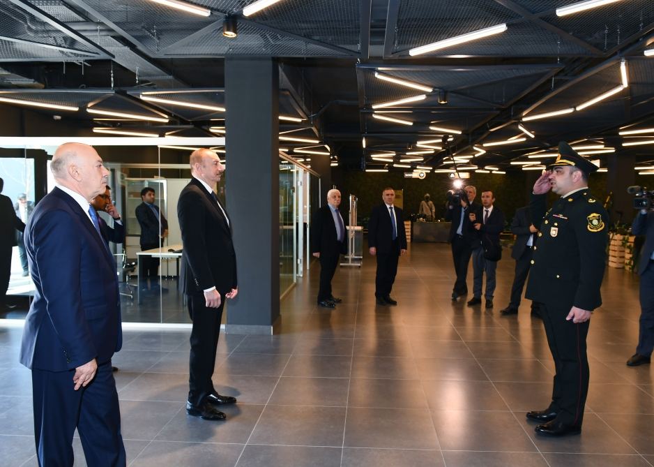 Президент Ильхам Алиев принял участие в открытии комплекса “ASAN Həyat” в Товузе (ФОТО)