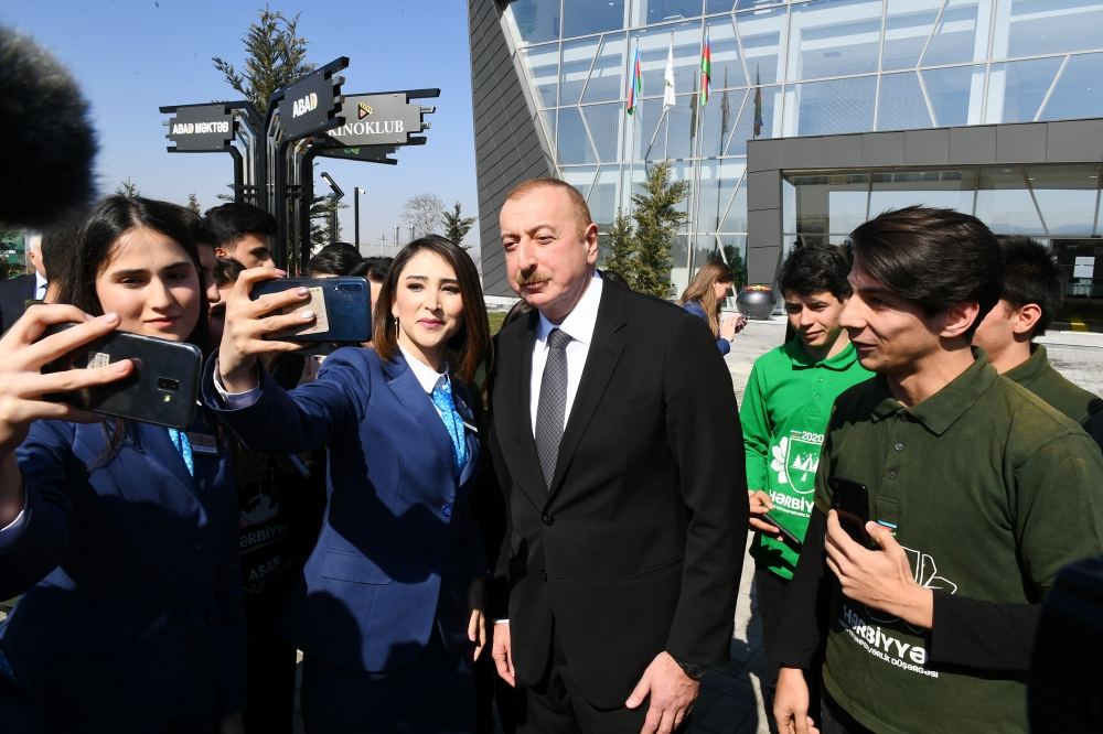 Президент Ильхам Алиев принял участие в открытии комплекса “ASAN Həyat” в Товузе (ФОТО)