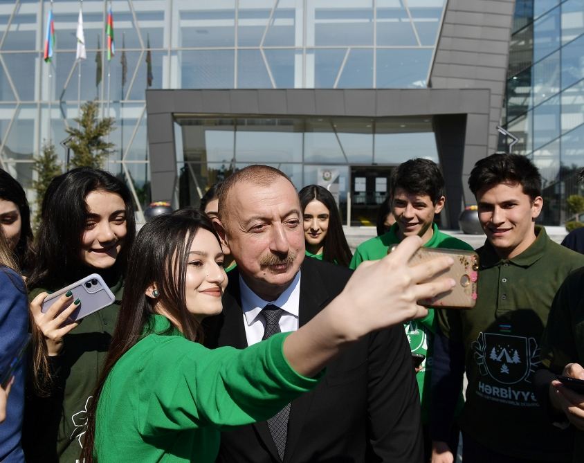 Президент Ильхам Алиев принял участие в открытии комплекса “ASAN Həyat” в Товузе (ФОТО)