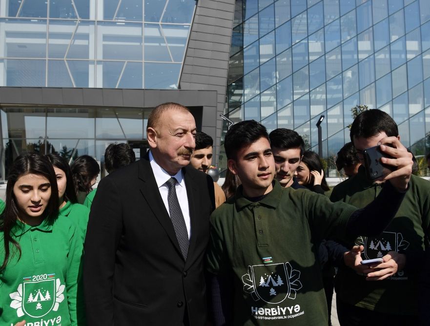 Президент Ильхам Алиев принял участие в открытии комплекса “ASAN Həyat” в Товузе (ФОТО)