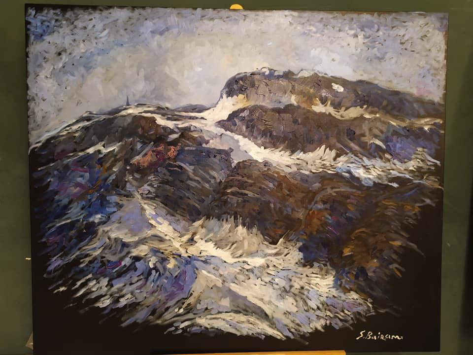 Art Zone среди заснеженных горных вершин Азербайджана (ФОТО)