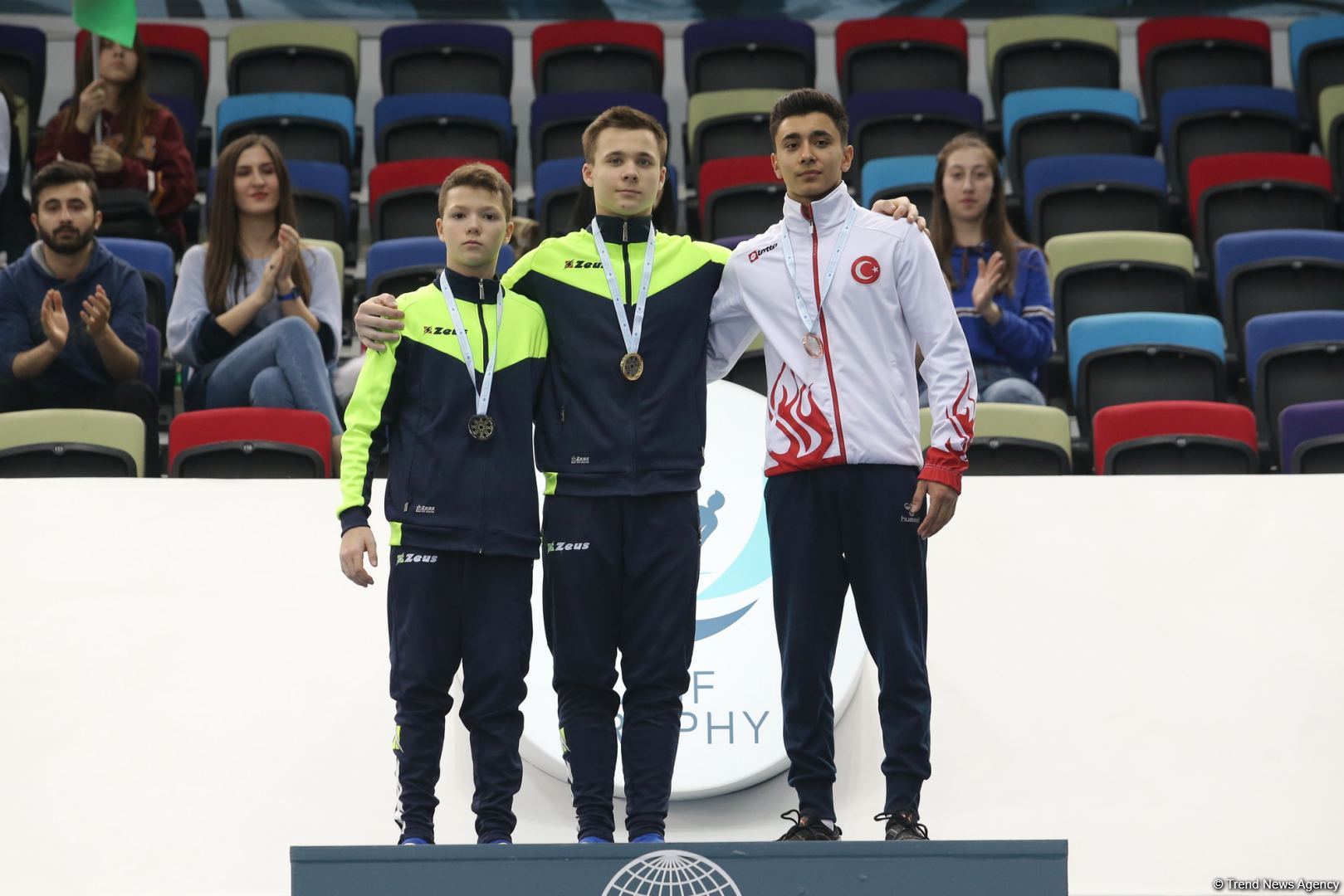 Церемония награждения Международного турнира AGF Junior Trophy – Азербайджан на третьем месте в командном зачете (ФОТО)