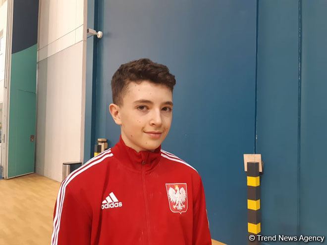 Турнир AGF Junior Trophy проходит в увлекательной и упорной спортивной борьбе – польский гимнаст