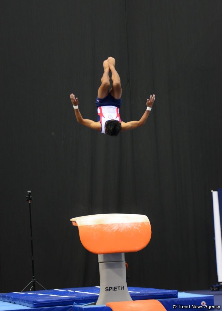 В Баку определились победители Международного турнира AGF Junior Trophy в опорном прыжке