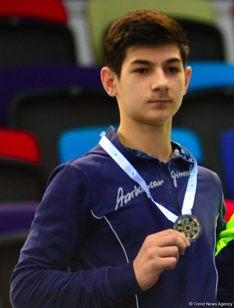 Азербайджанский гимнаст завоевал "серебро" Международного турнира AGF Junior Trophy в вольных упражнениях