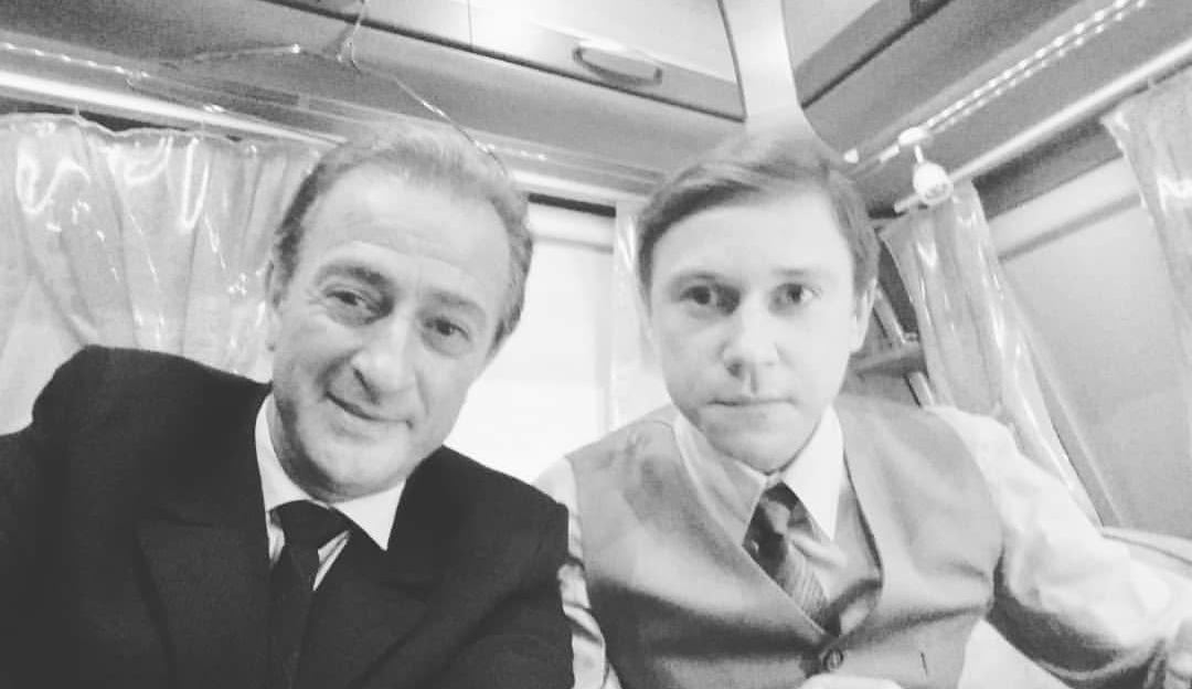 Cъемки сериала "Магомаев" в Баку. Рассказывают "поляк" Фаиг Мирзоев и "француз" Турал Асадов (ВИДЕО, ФОТО)