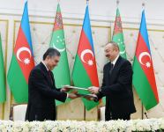 Подписаны азербайджано-туркменские документы (ФОТО) (ВИДЕО) (версия 2)
