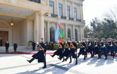Состоялась церемония  официальной встречи в Баку президента Туркменистана (ФОТО/ВИДЕО)