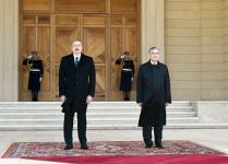 Состоялась церемония  официальной встречи в Баку президента Туркменистана (ФОТО/ВИДЕО)