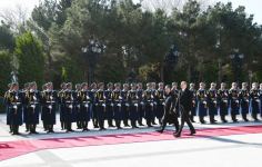Состоялась церемония  официальной встречи в Баку президента Туркменистана (ФОТО/ВИДЕО)
