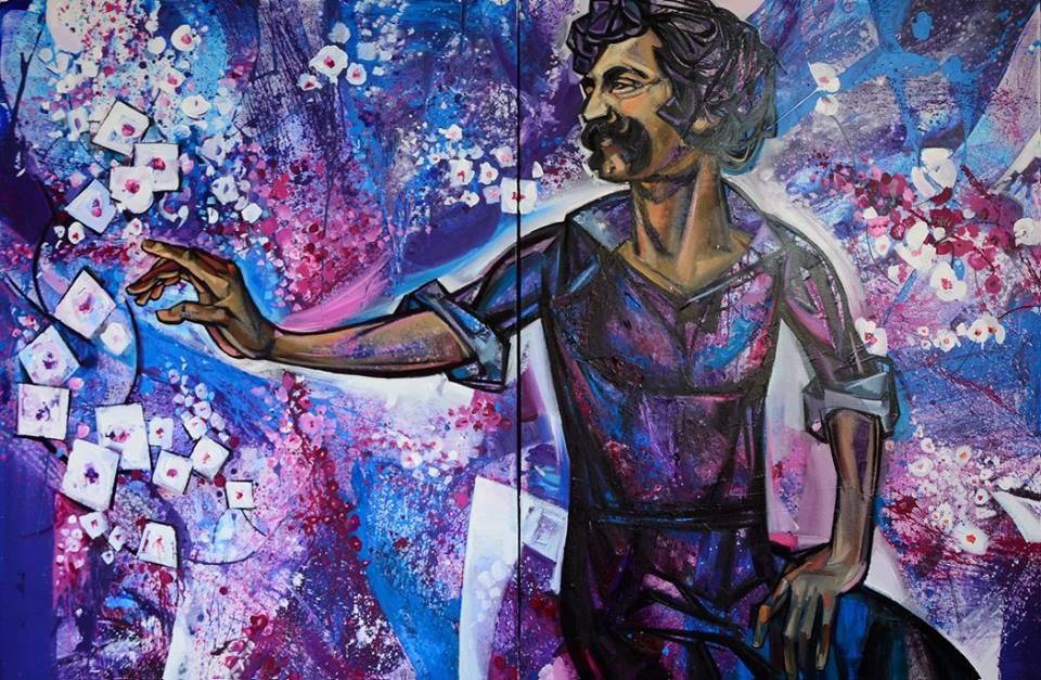 Рожденные в один день! Удивительные картины Вугара Али, посвященные Вагифу Мустафазаде (ФОТО)