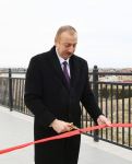 Президент Ильхам Алиев принял участие в открытии после реконструкции участка Пиршаги-Горадил-Новханы-Сумгайыт Абшеронской кольцевой железной дороги (ФОТО/ВИДЕО) (версия 2)