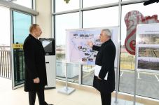 Президент Ильхам Алиев принял участие в открытии после реконструкции участка Пиршаги-Горадил-Новханы-Сумгайыт Абшеронской кольцевой железной дороги (ФОТО/ВИДЕО) (версия 2)