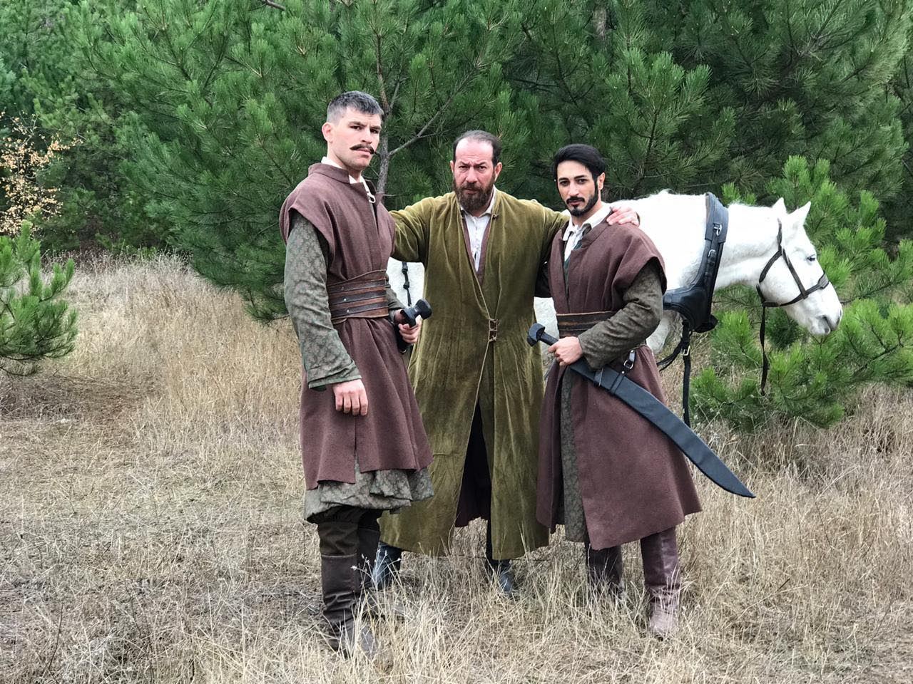 За кулисами сериала "Русский пленник" с участием азербайджанских актеров и каскадеров (ВИДЕО, ФОТО)