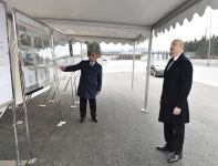 Президент Ильхам Алиев ознакомился с работами по расширению дороги Баку-Сумгайыт и принял участие в открытии пешеходного перехода на пересечении Московского проспекта и улицы 20 Января (ФОТО/ВИДЕО)