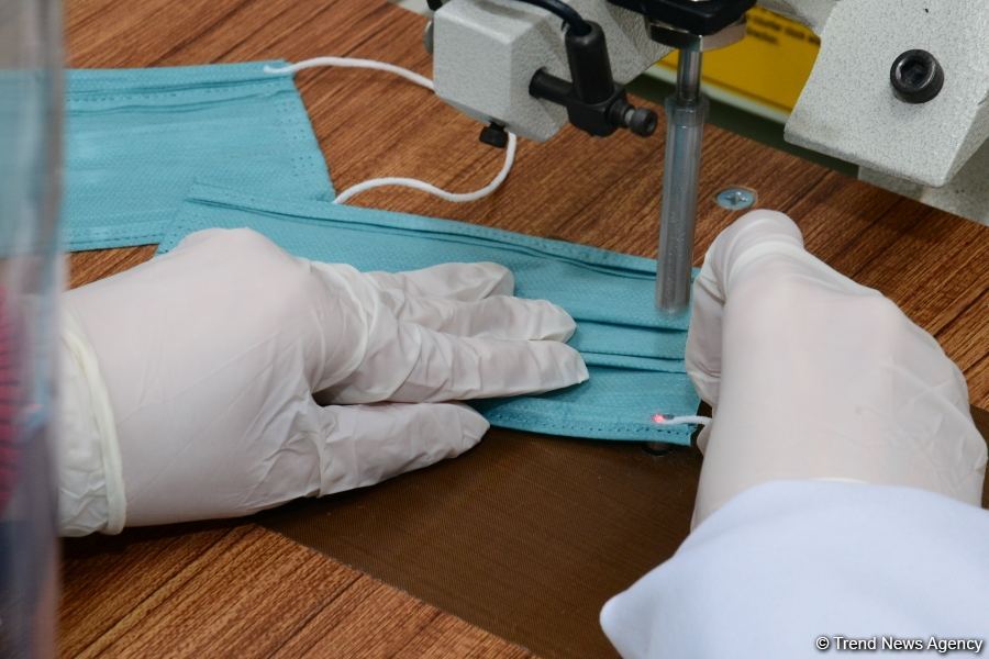В Сумгайытском химико-промышленном парке в декабре будет произведено 8 млн. медицинских масок