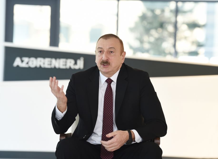 Президент Ильхам Алиев принял участие в открытии после реконструкции Главного управленческого, научно-образовательного и лабораторного комплекса ОАО «Азерэнержи» (ФОТО/ВИДЕО)