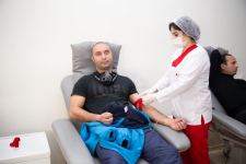 Азербайджанские мастера единоборств провели акцию в поддержку больных талассемией (ФОТО)