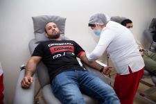 Азербайджанские мастера единоборств провели акцию в поддержку больных талассемией (ФОТО)
