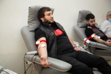 Азербайджанские мастера единоборств провели акцию в поддержку больных талассемией (ФОТО)