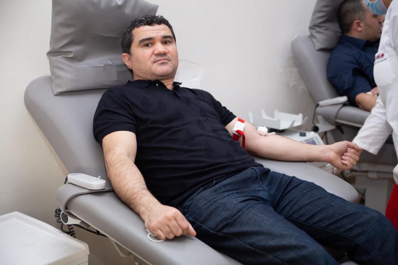 Азербайджанские мастера единоборств провели акцию в поддержку больных талассемией (ФОТО)