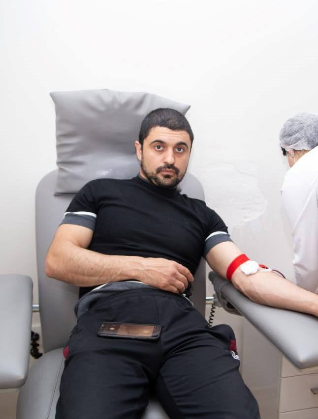 Азербайджанские мастера единоборств провели акцию в поддержку больных талассемией (ФОТО)