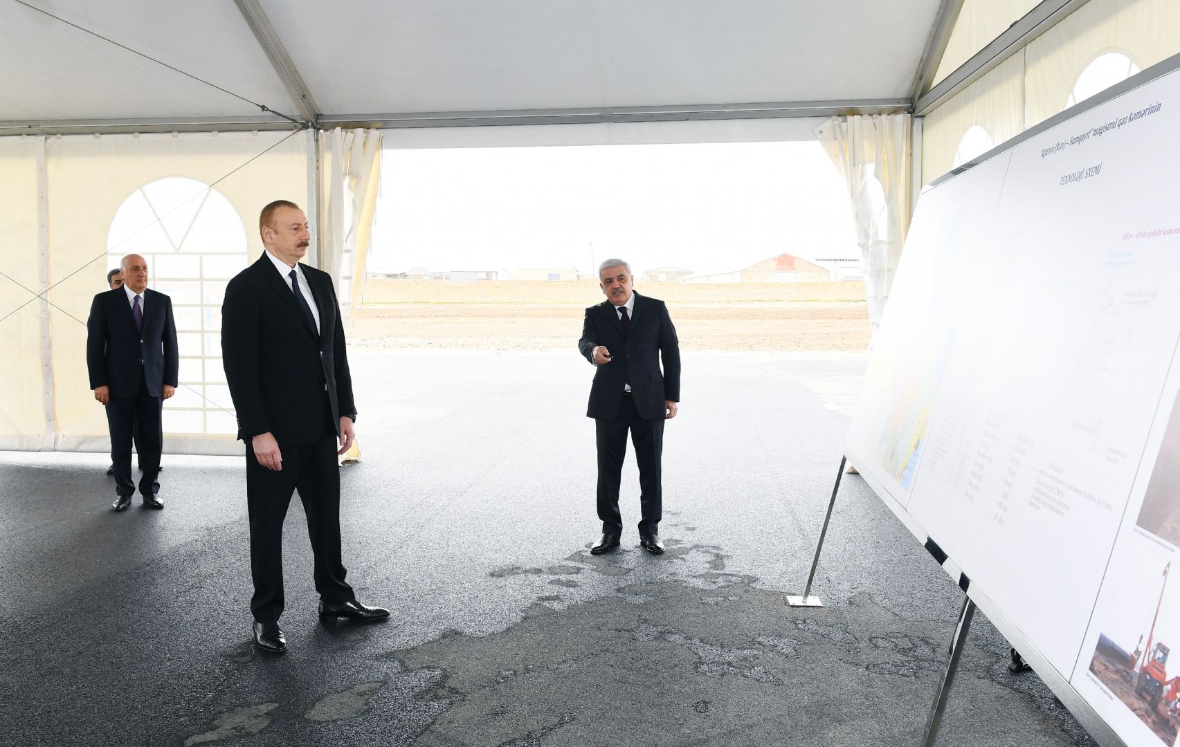 Президент Ильхам Алиев принял участие в открытии магистрального газопровода, проложенного в Сумгайыт (ФОТО/ВИДЕО)