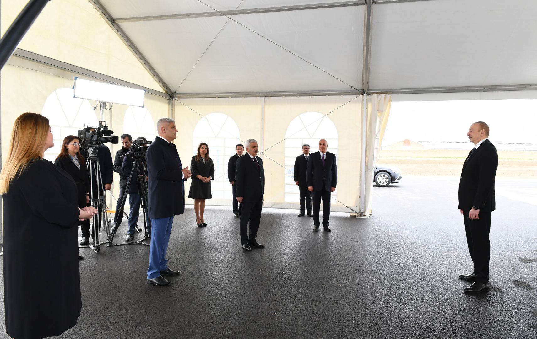 Президент Ильхам Алиев принял участие в открытии магистрального газопровода, проложенного в Сумгайыт (ФОТО/ВИДЕО)