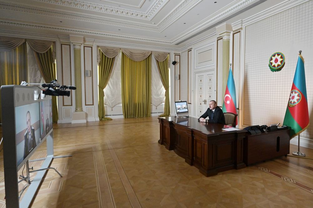 Президент Ильхам Алиев принял генерального прокурора Кямрана Алиева в формате видеосвязи (ФОТО/ВИДЕО) (версия 2)