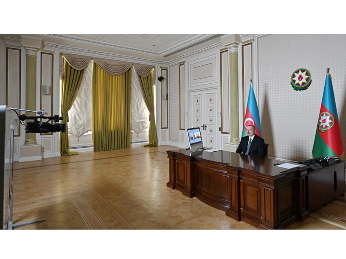Состоялась встреча Президента Азербайджана Ильхама Алиева и Президента Молдовы Игоря Додона в формате видеоконференции (ФОТО) (версия 2)