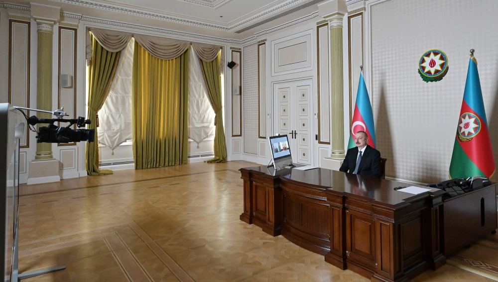 Состоялась встреча Президента Азербайджана Ильхама Алиева и Президента Молдовы Игоря Додона в формате видеоконференции (ФОТО) (версия 2)