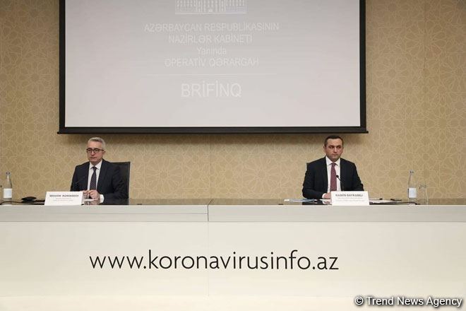 Оперативный штаб при Кабмине Азербайджана провел брифинг