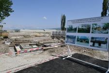Президент Ильхам Алиев и Первая леди Мехрибан Алиева ознакомились с работами, проводимыми в рамках реконструкции святилища Пирсаат Баба в Шамахе (ФОТО/ВИДЕО) (Версия 2)