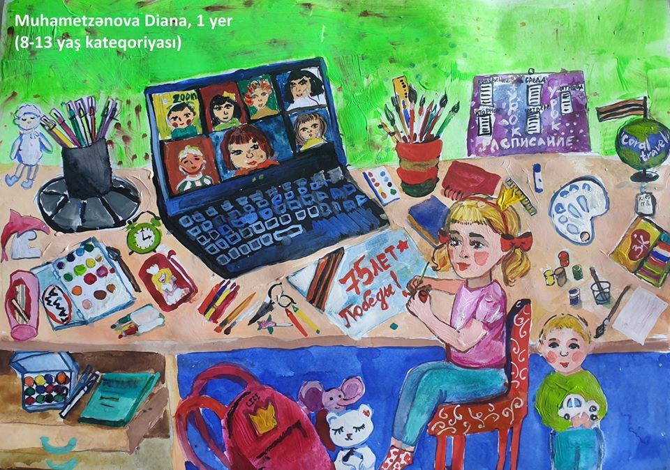 Объявлены имена победителей детского конкурса "Сидим дома с пользой" (ФОТО)