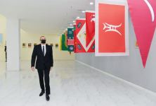Президент Ильхам Алиев принял участие в открытии в Тертере Музея государственной символики  (ФОТО/ВИДЕО)