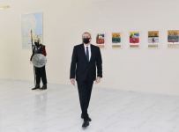 Президент Ильхам Алиев принял участие в открытии в Тертере Музея государственной символики  (ФОТО/ВИДЕО)