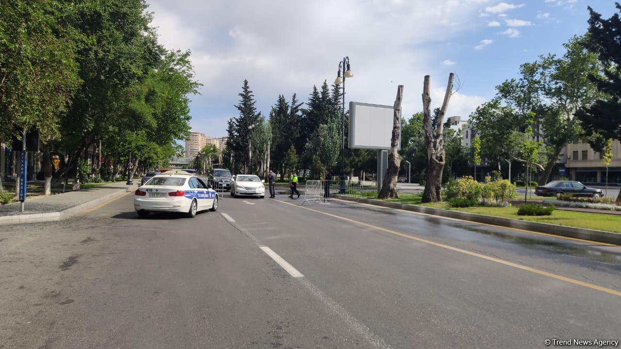 Главное управление полиции Баку - На дорогах задерживаются водители, нарушающие режим карантина (ФОТО)