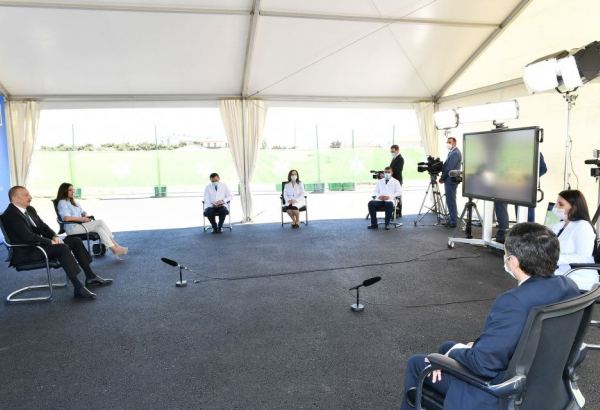 3 modular hospitals inaugurated with participation of President Ilham Aliyev and First Lady Mehriban Aliyeva (PHOTO)