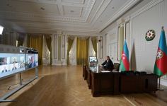 Состоялась видеоконференция между Президентом Ильхамом Алиевым и вице-президентом и другими представителями компании Microsoft (ФОТО)